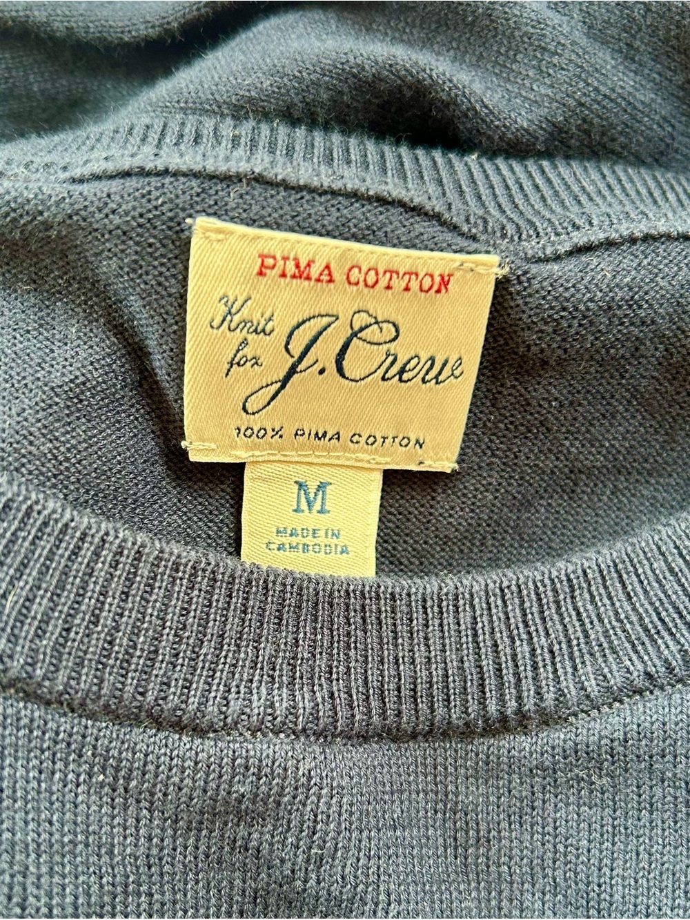 J. Crew Men's Navy Crewneck Sweater - Picture 5 of 5